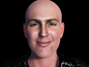 Arnold Vosloo 3D Rigged model ready for animation Modèle 3D
