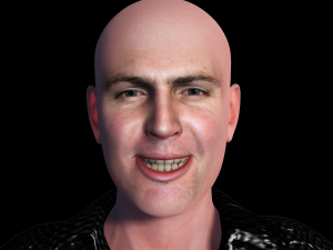 Arnold Vosloo 3D Rigged model ready for animation Modèle 3D