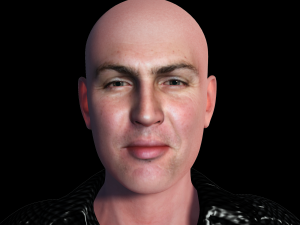Arnold Vosloo 3D Rigged model ready for animation Modèle 3D