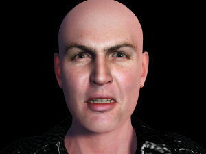 Arnold Vosloo 3D Rigged model ready for animation Modèle 3D