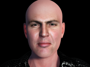 Arnold Vosloo 3D Rigged model ready for animation Modèle 3D