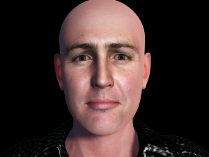 Arnold Vosloo 3D Rigged model ready for animation Modèle 3D