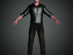 Arnold Vosloo 3D Rigged model ready for animation Modèle 3D