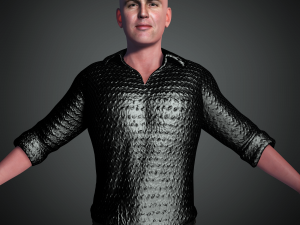 Arnold Vosloo 3D Rigged model ready for animation Modèle 3D