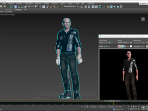 Arnold Vosloo 3D Rigged model ready for animation Modèle 3D