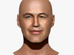 Billy Zane ZBrush 2 only the head Model 3D