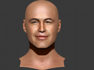 Billy Zane ZBrush 2 only the head Model 3D