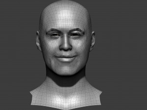 Billy Zane ZBrush 2 only the head Model 3D