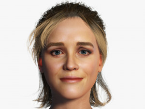 Reese Witherspoon 3D Rigged model ready for animation 3D Model