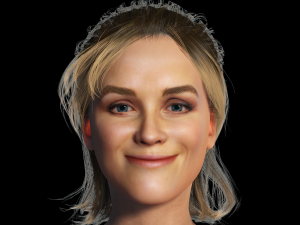 Reese Witherspoon 3D Rigged model ready for animation Modello 3D