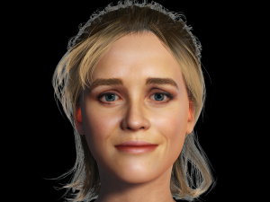 Reese Witherspoon 3D Rigged model ready for animation Modello 3D