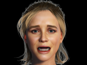 Reese Witherspoon 3D Rigged model ready for animation Modello 3D
