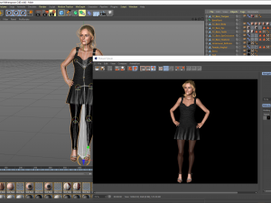Reese Witherspoon 3D Rigged model ready for animation Modello 3D