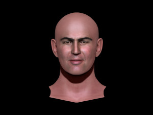 Arnold Vosloo ZBrush 2 only the head Modelo 3D