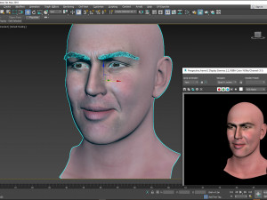 Arnold Vosloo ZBrush 2 only the head Modelo 3D