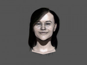 Reese Witherspoon ZBrush only the head 3D Model