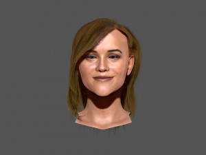 Reese Witherspoon ZBrush only the head 3D Model