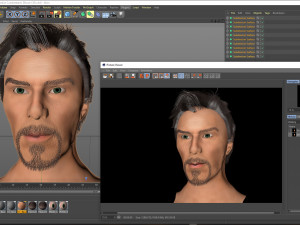 Benedict Cumberbatch ZBrush only the head 3D Модель