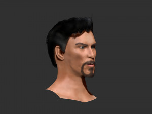 Benedict Cumberbatch ZBrush only the head 3D Модель