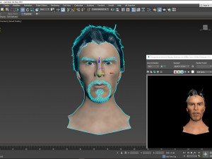 Benedict Cumberbatch ZBrush only the head 3D Модель