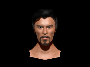Benedict Cumberbatch ZBrush only the head 3D Модель