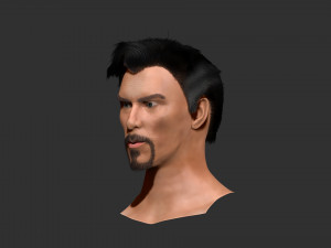 Benedict Cumberbatch ZBrush only the head 3D Модель
