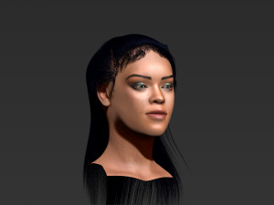 Rihanna ZBrush only the head Modelo 3D