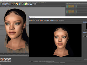 Rihanna ZBrush only the head Modelo 3D