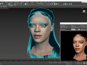 Rihanna ZBrush only the head Modelo 3D