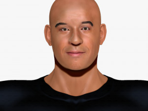 Vin Diesel ZBrush 3D Model