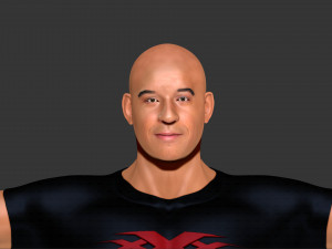 Vin Diesel ZBrush 3D Model