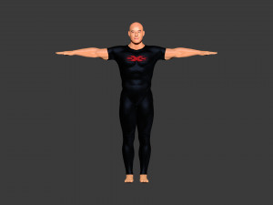 Vin Diesel ZBrush 3D Model