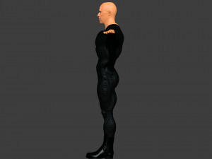 New Black Adam Dwayne Johnson ZBrush Modèle 3D