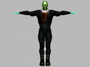 New Black Adam Dwayne Johnson ZBrush Modèle 3D