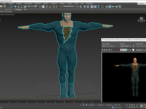 New Black Adam Dwayne Johnson ZBrush Modèle 3D