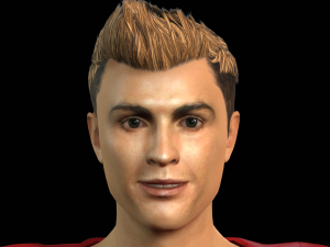 Cristiano Ronaldo famous soccer player 3D Rigged model ready for animation Modelo 3D