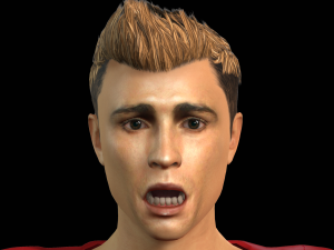 Cristiano Ronaldo famous soccer player 3D Rigged model ready for animation Modelo 3D