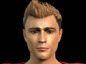 Cristiano Ronaldo famous soccer player 3D Rigged model ready for animation Modelo 3D