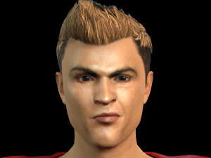 Cristiano Ronaldo famous soccer player 3D Rigged model ready for animation Modelo 3D