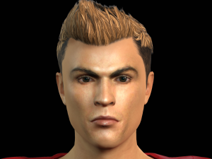Cristiano Ronaldo famous soccer player 3D Rigged model ready for animation Modelo 3D