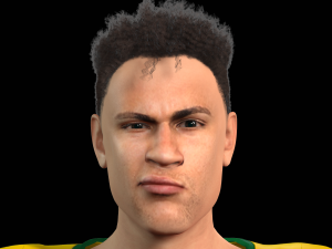 Neymar famous soccer player 3D Rigged model ready for animation 3D Model