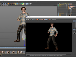 Pedro Pascal 3D Rigged model ready for animation 3D मॉडल