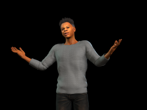 Man 3D Rigged model ready for animation 3D 모델