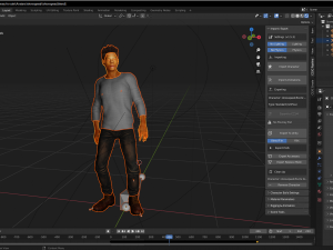Man 3D Rigged model ready for animation 3D 모델