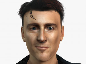 Edward Norton 3D Rigged model ready for animation 3D Model