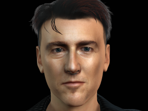 Edward Norton 3D Rigged model ready for animation Modello 3D