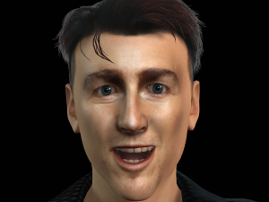 Edward Norton 3D Rigged model ready for animation Modello 3D