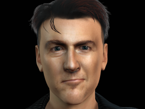 Edward Norton 3D Rigged model ready for animation Modello 3D