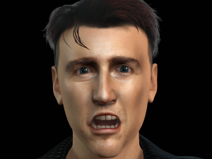 Edward Norton 3D Rigged model ready for animation Modello 3D