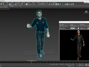 Edward Norton 3D Rigged model ready for animation Modello 3D